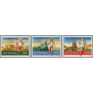 SAN MARINO - 1991 - Preolimpica - 3 v.