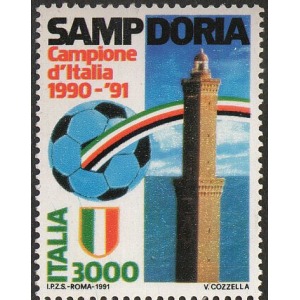 ITALIA - 1991 - Sampdoria campione d'Italia - 1 v.