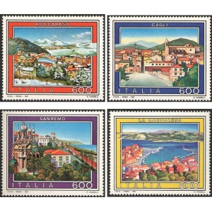 ITALIA - 1991 - Turistica XVIII serie - 4 v.