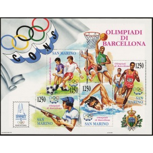 SAN MARINO - 1992 - 25° Olimpiadi di Barcellona - 1 BF