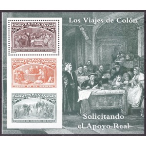 SPAGNA - 1992 - 500° della scoperta dell'America - 6 BF (E.C. di Spagna con Italia, Portogallo, Stati Uniti)