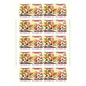 SAN MARINO - 1992 - Mostra micologica del Titano - 2 MF da 10 coppie