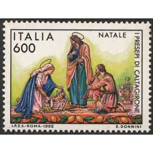 ITALIA - 1992 - Natale - 1 v.
