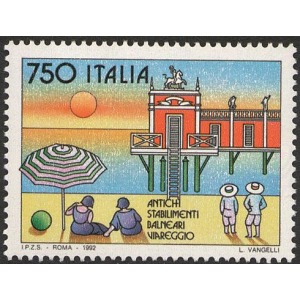 ITALIA - 1992 - Stabilimento balneare di Viareggio - 1 v.