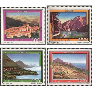 ITALIA - 1992 - Turistica XIX serie - 4 v.