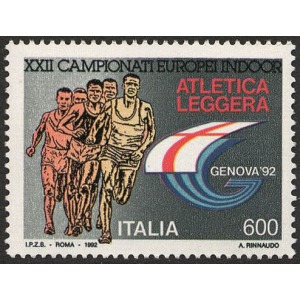 ITALIA - 1992 - XXII campionato europeo di atletica leggera in-door - 1 v.