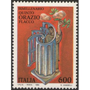 ITALIA - 1993 - 2000° della morte di Quinto Orazio Flacco - 1 v.
