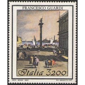 ITALIA - 1993 - 200° della morte di Francesco Guardi - 1 v.
