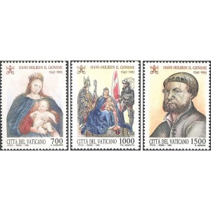 VATICANO - 1993 - 450° della morte di Hans Holbein il Giovane - 3 v.