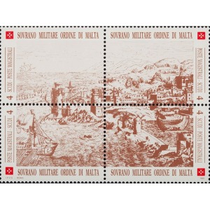 S.M.O.M. - 1993 - Antiche fortezze dell'Ordine - 1 MF da 8 blocchi