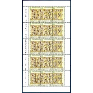 VATICANO - 1993 - Ascensione del Signore - 1 MF da 5 trittici