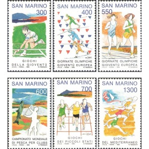 SAN MARINO - 1993 - Avvenimenti sportivi nel 1993 - 6 v.