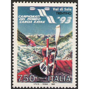 ITALIA - 1993 - Campionato mondiale di Kayak - 1 v.
