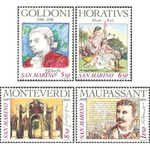 SAN MARINO - 1993 - Celebrazioni d'autore - 4 v.