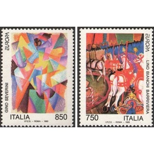 ITALIA - 1993 - Europa: Arte contemporanea - 2 v.