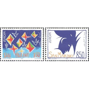 SAN MARINO - 1993 - Europa: Arte contemporanea - 2 v.