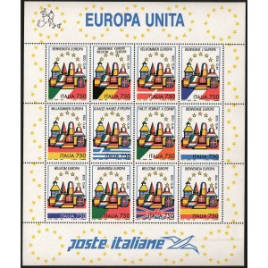 ITALIA - 1993 - Europa Unita - 1 BF