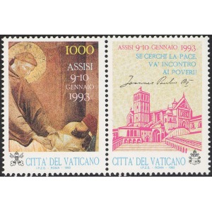 VATICANO - 1993 - Incontro di preghiera ad Assisi per la Pace in Europa - 1 v. con appendice
