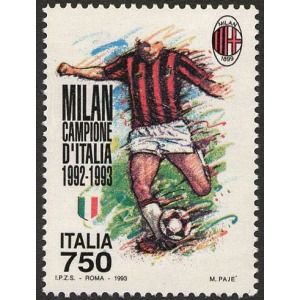 ITALIA - 1993 - Milan campione d'Italia - 1 v.