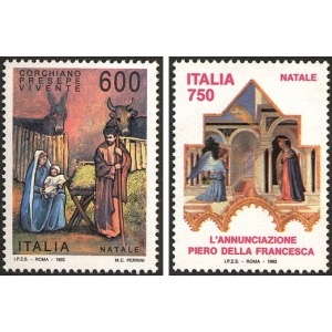ITALIA - 1993 - Natale - 2 v.