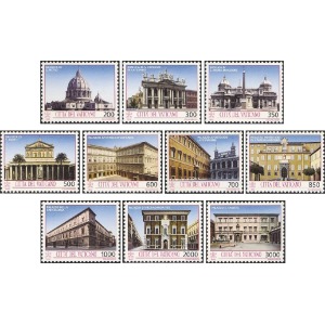 VATICANO - 1993 - Tesori d'arte della Città del Vaticano - 10 v.