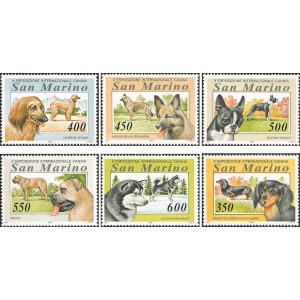 SAN MARINO - 1994 - 10° esposizione internazionale canina - 6 v.