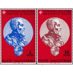 S.M.O.M. - 1994 - 500° della nascita del Gran Maetro J. de la Vallette-Parisot - 2 v.