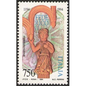 ITALIA - 1994 - 800° della nascita dell'Imperatore Federico II - 1 v.