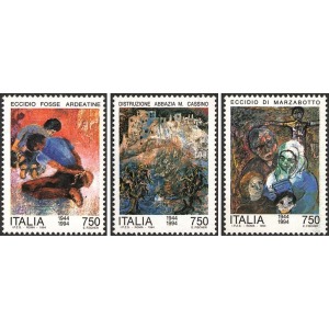 ITALIA - 1994 - Avvenimenti della II Guerra Mondiale II serie - 3 v.