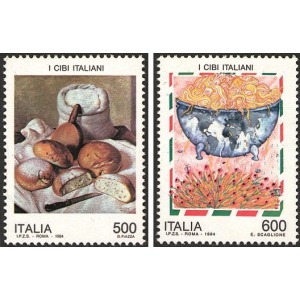 ITALIA - 1994 - I cibi italiani I serie - 2 v.