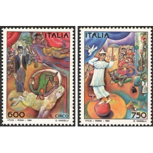 ITALIA - 1994 - Il circo - 2 v.