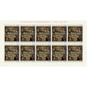 VATICANO - 1994 - Natale - 1 MF da 20 v. + 1 MF da 10 coppie