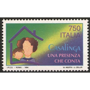 ITALIA - 1994 - Rivalutazione del lavoro della casalinga - 1 v.