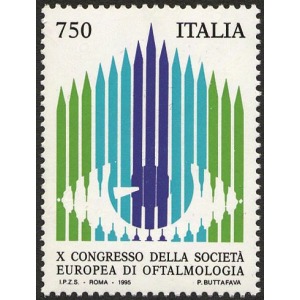 ITALIA - 1995 - 10° congresso della Società Europea di Oftalmologia - 1 v.