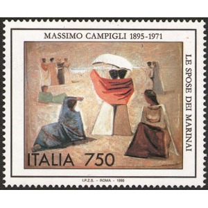 ITALIA - 1995 - 50° della nascita di Massimo Campigli - 1 v.