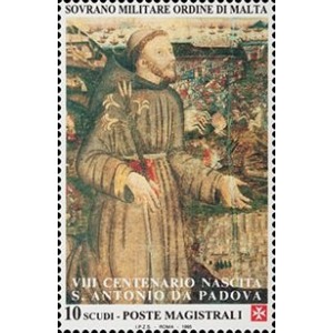 S.M.O.M. - 1995 - 800° della nascita di Sant'Antonio da Padova - 1 v.
