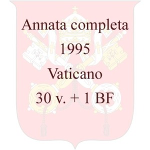 VATICANO - 1995 - Annata completa - 30 v. + 1 BF