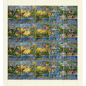 SAN MARINO - 1995 - Anno europeo della conservazione della natura - 1 MF da 4 strisce