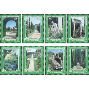 VATICANO - 1995 - Anno europeo della conservazione della natura - 8 v.
