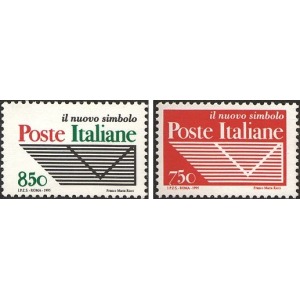 ITALIA - 1995 - Istituzione dell'Ente Poste Italiane - 2 v.