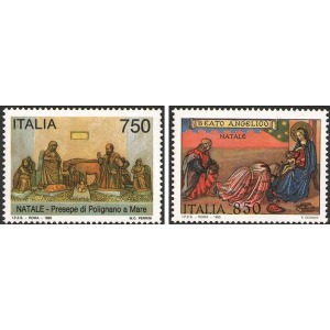 ITALIA - 1995 - Natale - 2 v.
