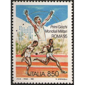 ITALIA - 1995 - Primi giochi mondiali militari - 1 v.