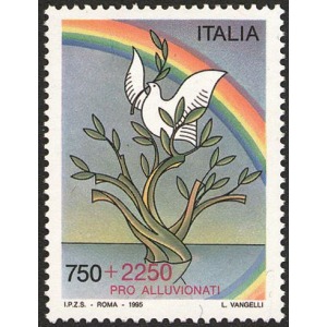ITALIA - 1995 - Pro alluvionati - 1 v.