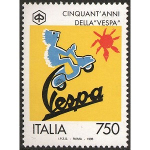 ITALIA - 1996 - 50° della Vespa - 1 v.