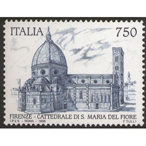 ITALIA - 1996 - 700° della Cattedrale di Santa Maria del Fiore, Firenze - 1 v.