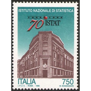 ITALIA - 1996 - 70° dell'ISTAT - 1 v.