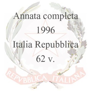 ITALIA - 1996 - Annata completa - 62 v.
