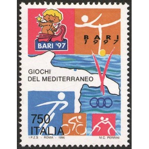 ITALIA - 1996 - Giochi del Mediterraneo '97 - 1 v.