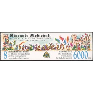 SAN MARINO - 1996 - Giornate medievali - 8 v. in libretto