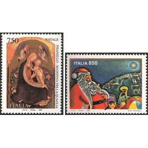ITALIA - 1996 - Natale - 2 v.